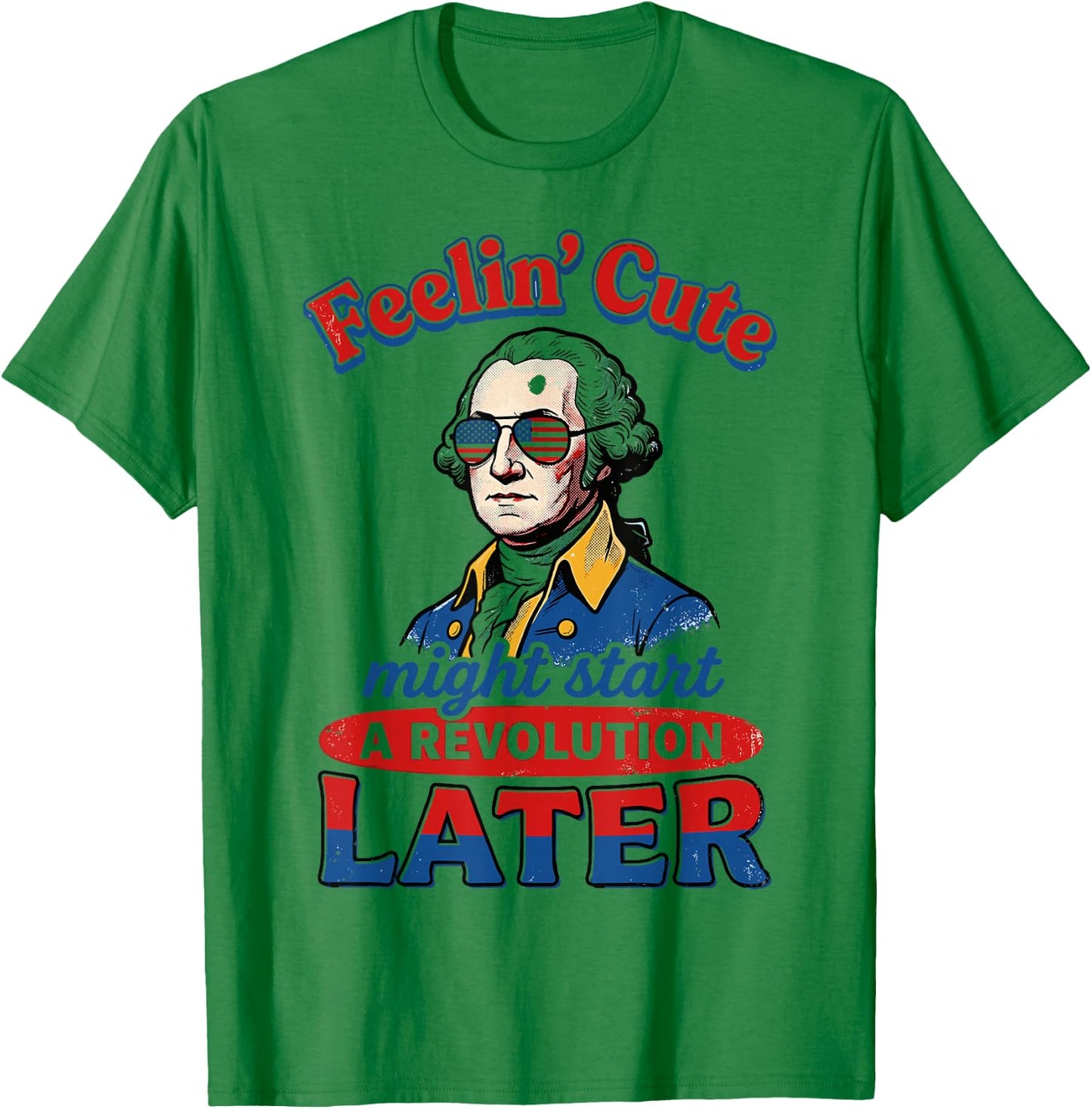 Retro 4th July T-Shirt - T-Shirt | Irish Green
