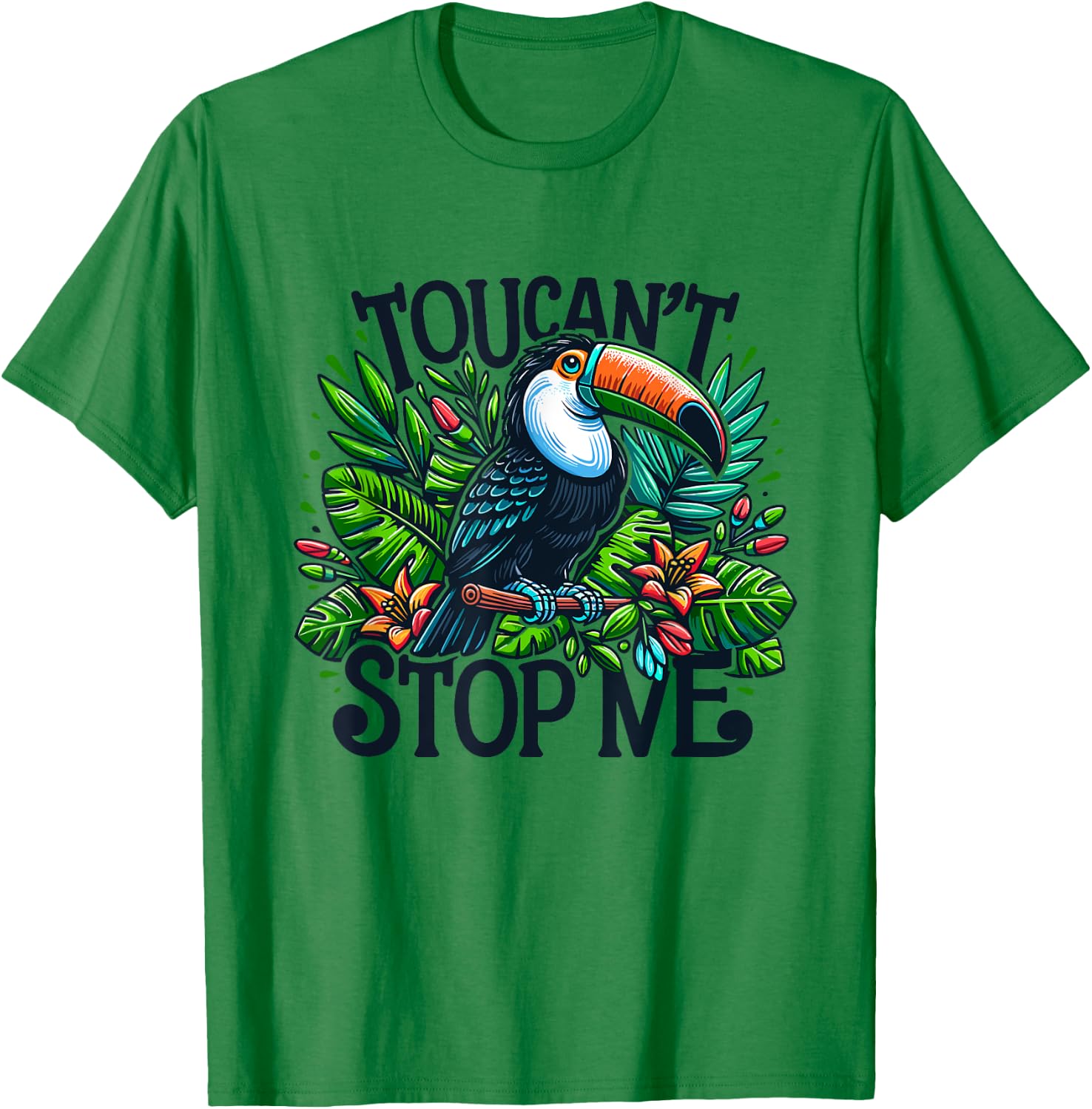 Toucan't Stop Me Jungle Bird , grey, S T-Shirt - T-Shirt | Irish Green