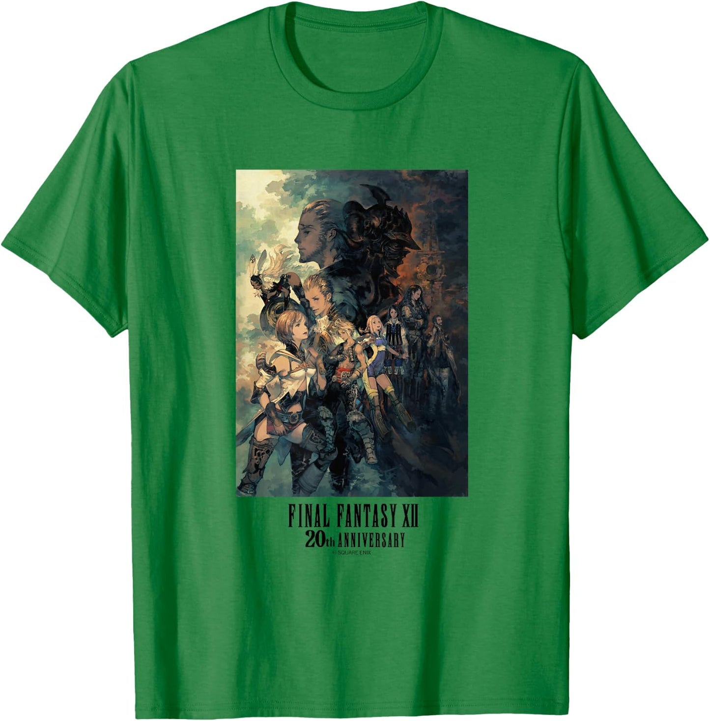 FINAL Fantasy Annivasary Collection FFXII TZA Package Art 2 T-Shirt - T-Shirt | Irish Green