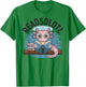 Readsolotl Funny Book Lover Reading Axolotl Kids Reader T-Shirt - T-Shirt | Irish Green