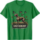 Retro Southern Boy Hunting Dog Waterfowl Dog Lovers Graphic T-Shirt - T-Shirt | Irish Green