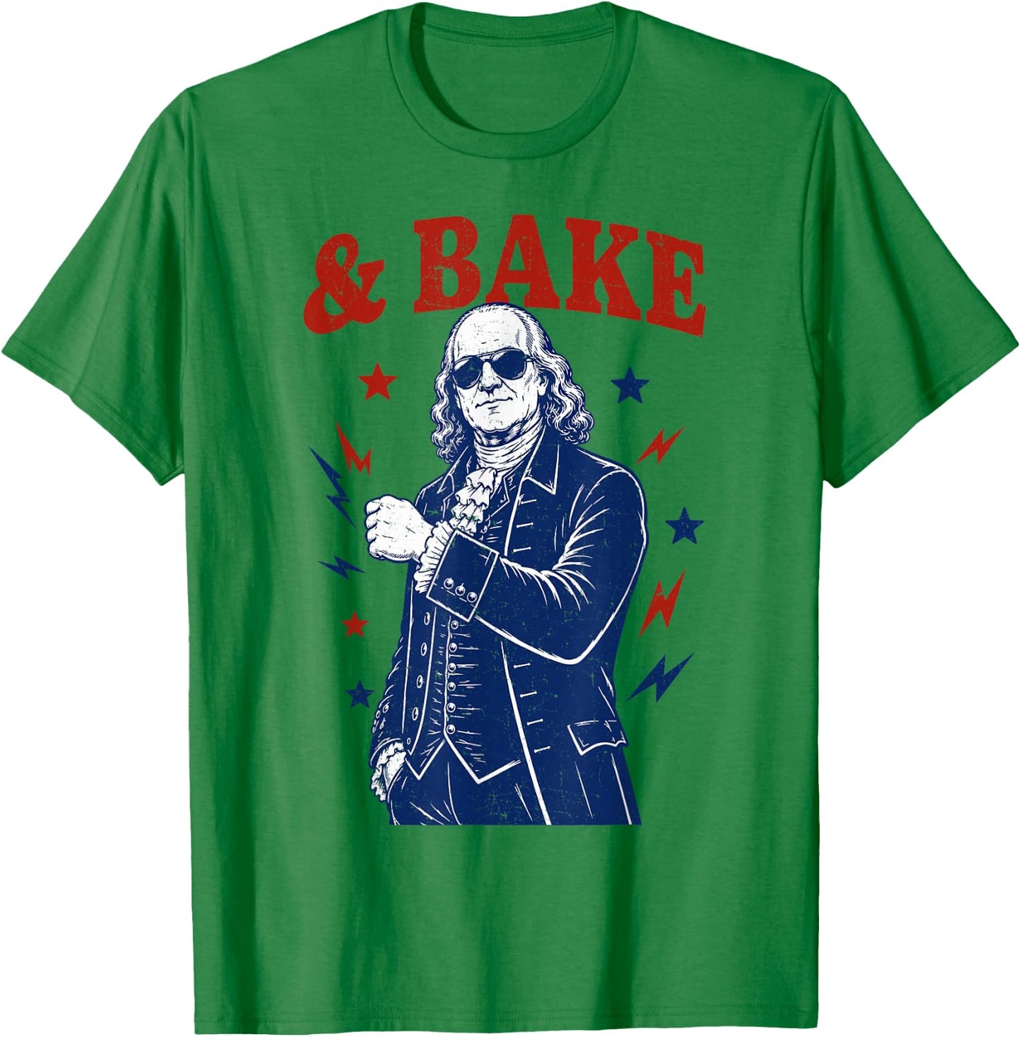 Funny Shake and Bake 4th of July Couple Matching T-Shirt - T-Shirt | Irish Green