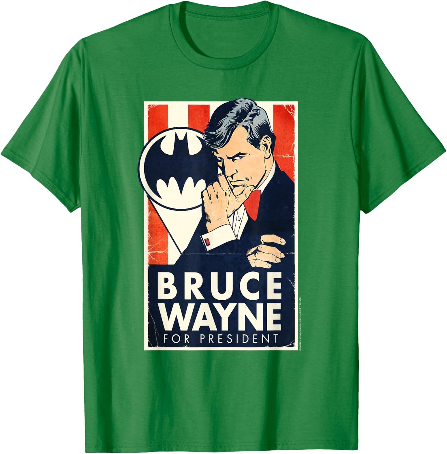 Batman Wayne for President T-Shirt - T-Shirt | Irish Green
