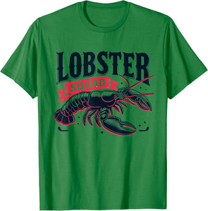 Lobster Festival - Lobster Squad T-Shirt - T-Shirt | Irish Green