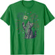 Vintage Patriotic Cat Sparkler 4th of July T-Shirt - T-Shirt | Irish Green