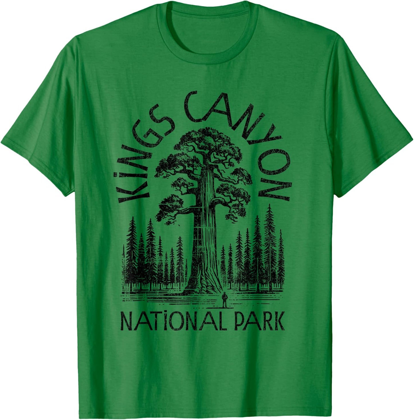 Kings Canyon National Park T-Shirt - T-Shirt | Irish Green