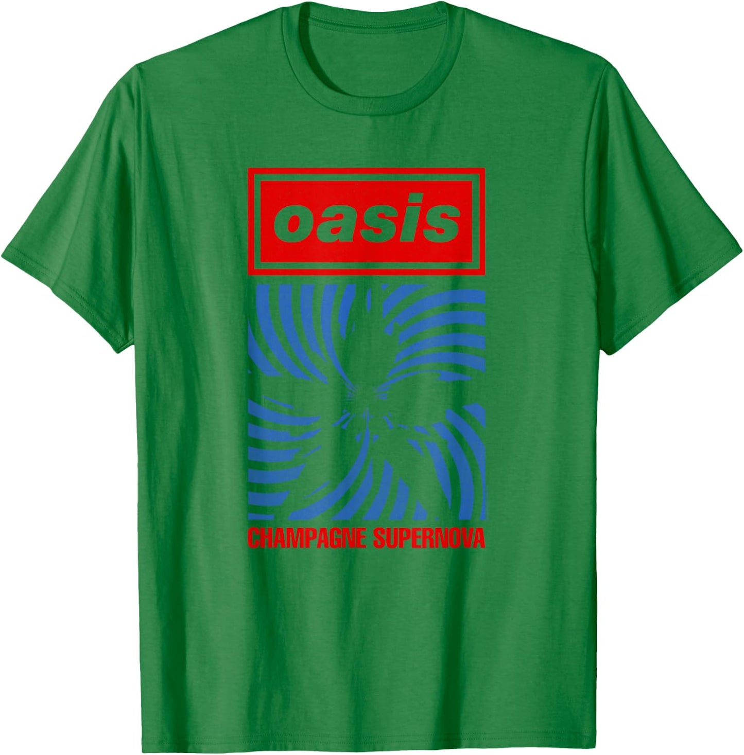 Oasis Band Swirl T-Shirt - T-Shirt | Irish Green