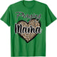Praying Mama Christian Leopard print Heart Religious Jusus T-Shirt - T-Shirt | Irish Green