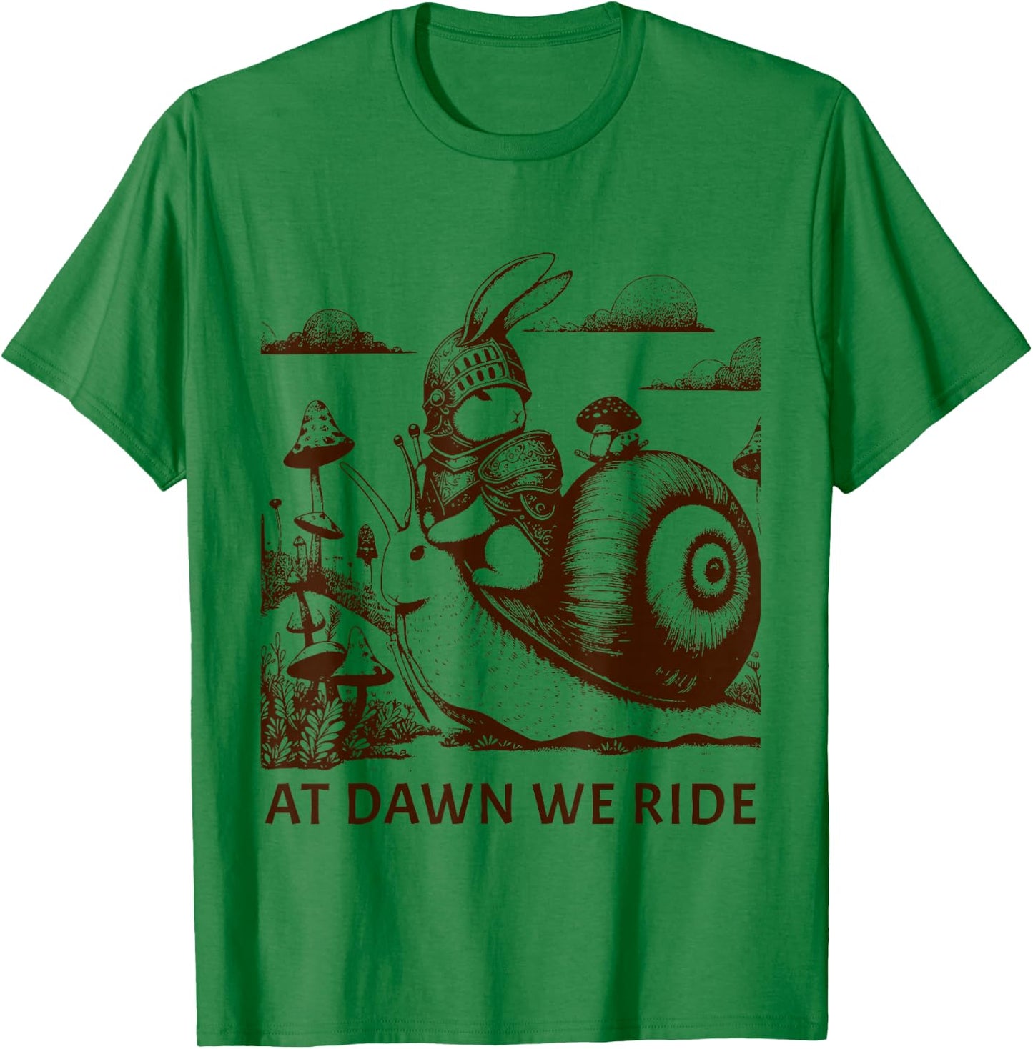 Medieval Bunny Rabbit Castlecore T-Shirt - T-Shirt | Irish Green
