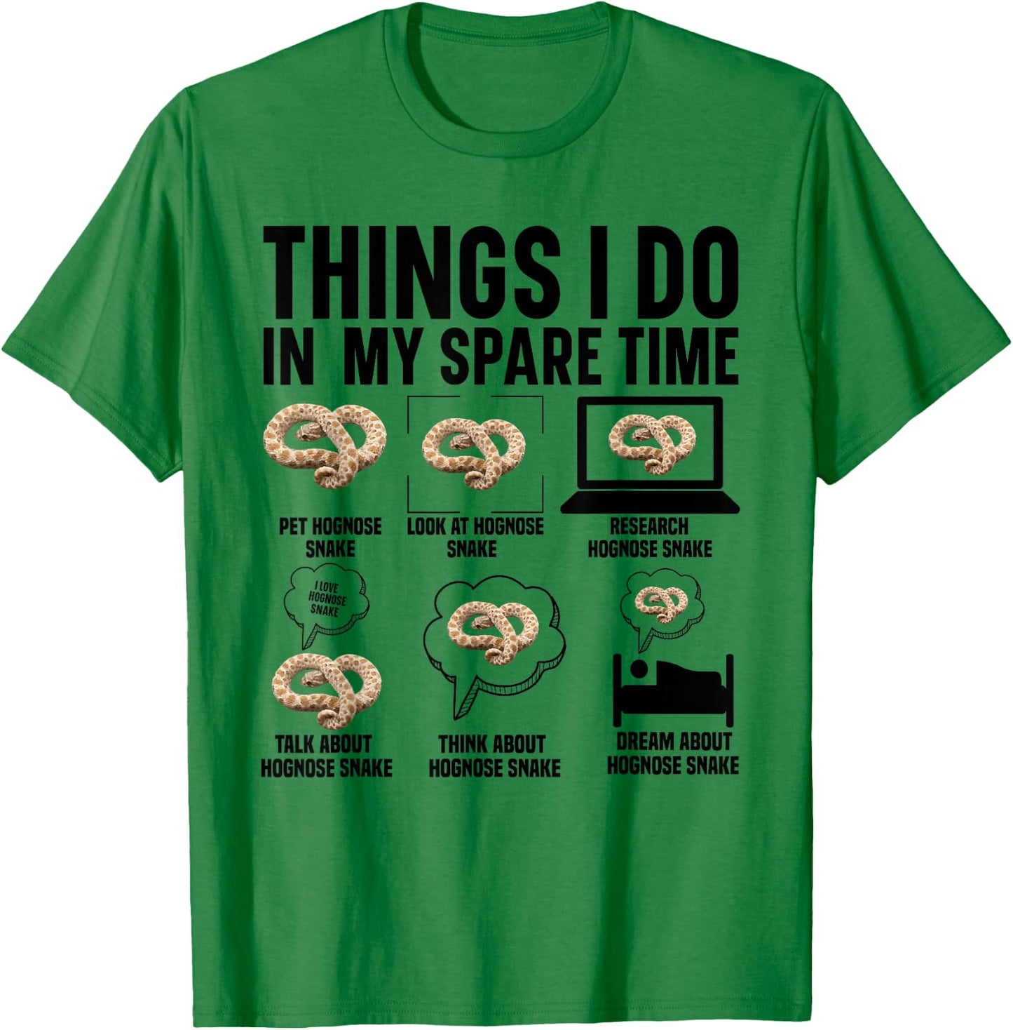 Hognose Snake Hide Hognose Snake Ring Hognose Snake T-Shirt - T-Shirt | Irish Green