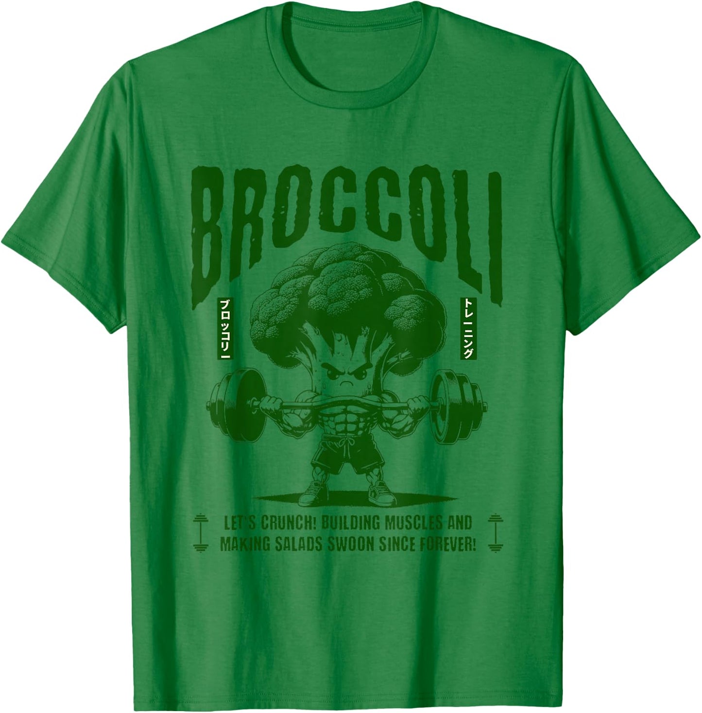 Bodybuilding Broccoli Gym Fitness Beast T-Shirt - T-Shirt | Irish Green