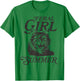 Funny Cat Feral Girl Summer T-Shirt - T-Shirt | Irish Green