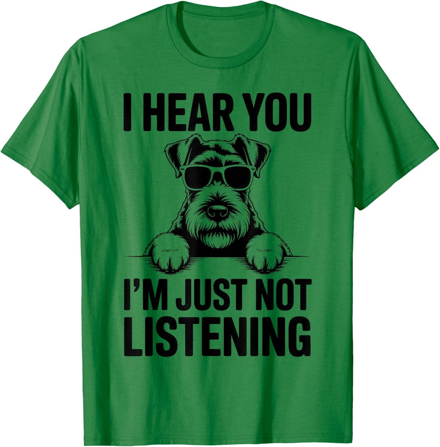 Kerry Blue Terrier Dog Funny Kerry Blue Terrier T-Shirt - T-Shirt | Irish Green
