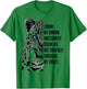 Snow Leopard Quote Leopard T-Shirt - T-Shirt | Irish Green