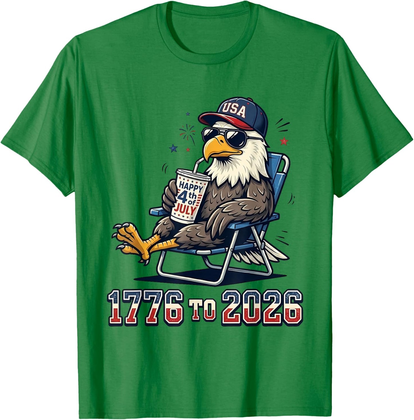 250 Jahre Freiheit 250. Jahrestag der Unabhängigkeit der USA T-Shirt - T-Shirt | Irish Green