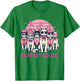Support Squad Breast Cancer Women Cat Lover Pink Ribbon T-Shirt - T-Shirt | Irish Green