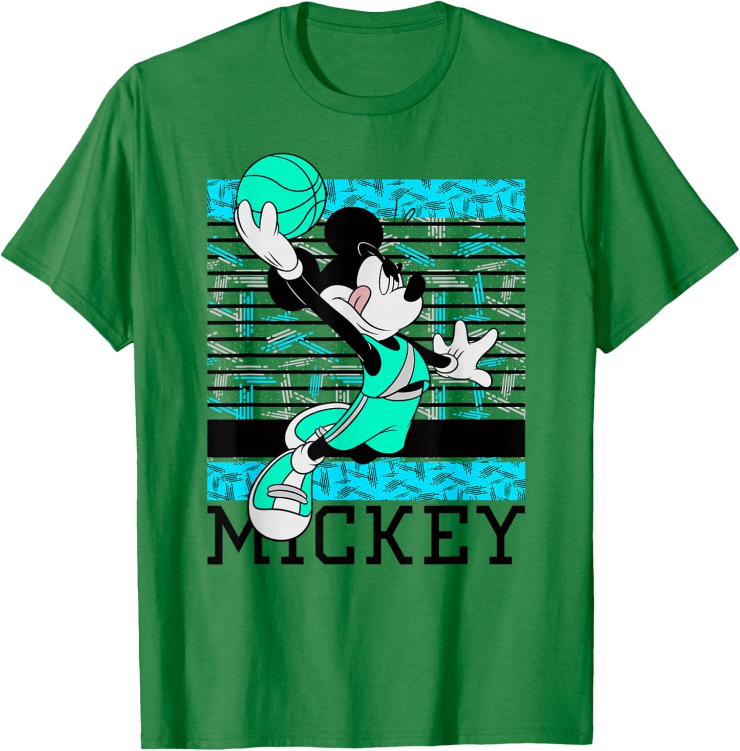 Disney - Mickey Mouse Basketball T-Shirt - T-Shirt | Irish Green