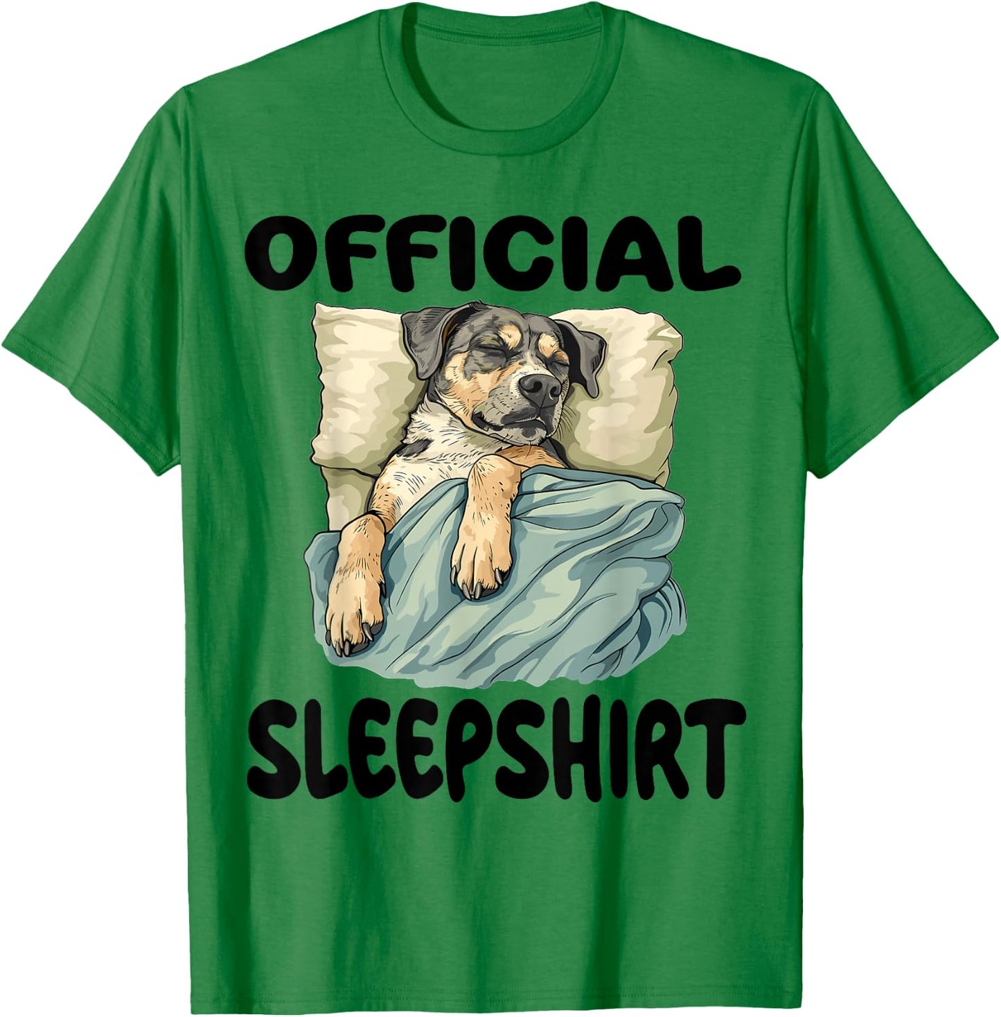 Louisiana Catahoula Leopard Dog Official Sleepshirt Pajamas T-Shirt - T-Shirt | Irish Green