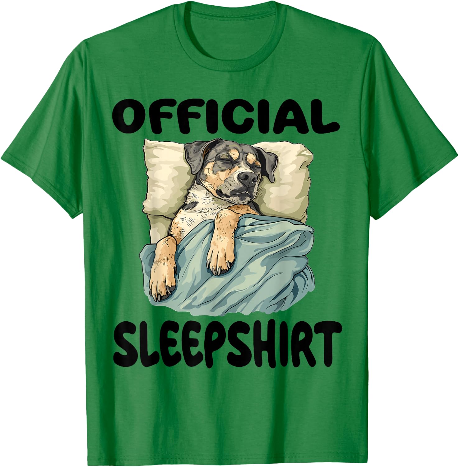 Louisiana Catahoula Leopard Dog Official Sleepshirt Pajamas T-Shirt - T-Shirt | Irish Green