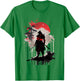 Retro Samurai Warrior Japanese Samurai Ronin , White T-Shirt - T-Shirt | Irish Green
