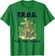 F.R.O.G Fully Rely On God Funny Green Frog T-Shirt - T-Shirt | Irish Green