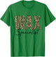 Wax Specialist Wax Esthetician Leopard Waxing T-Shirt - T-Shirt | Irish Green