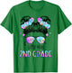 Little Miss 2nd Grade First Day Of School Second Grade Girls T-Shirt - T-Shirt | Irish Green