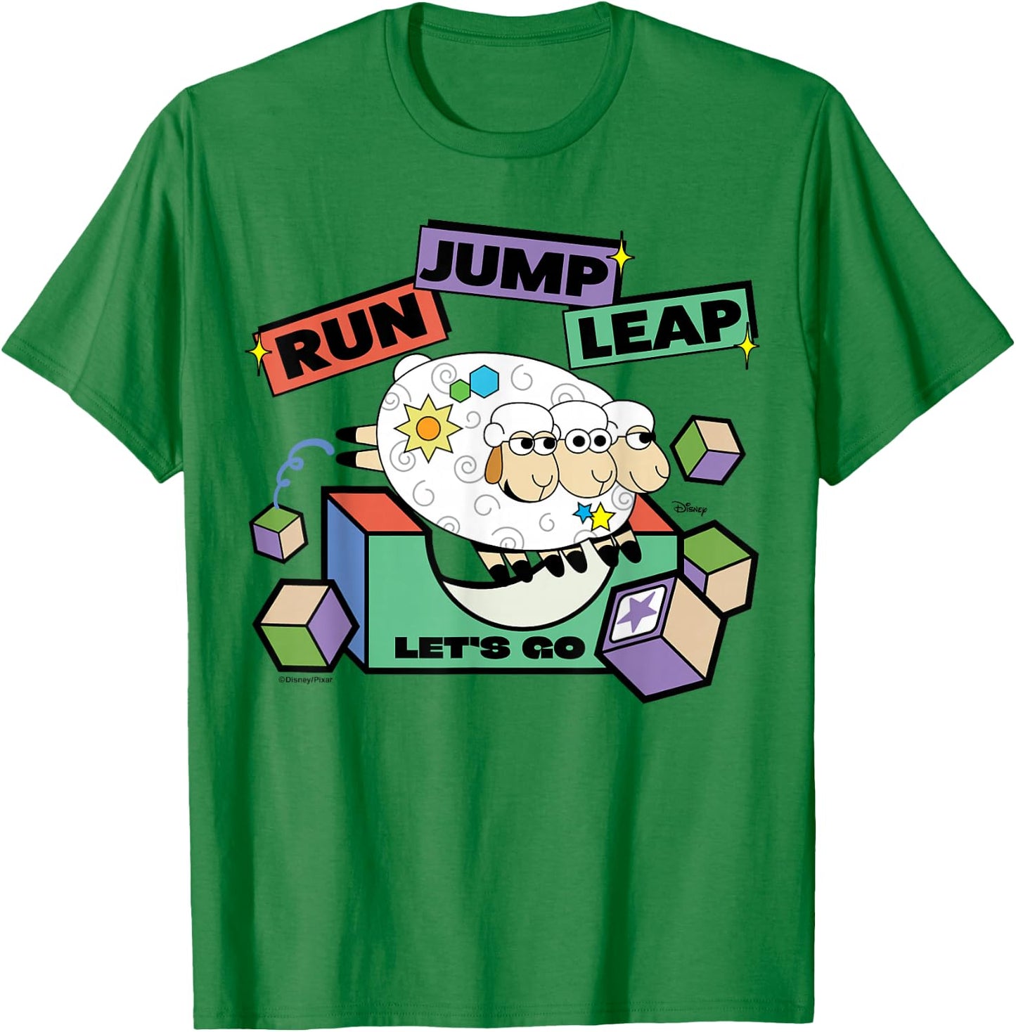 Toy Story - Gruff Goat Billy Jump T-Shirt - T-Shirt | Irish Green