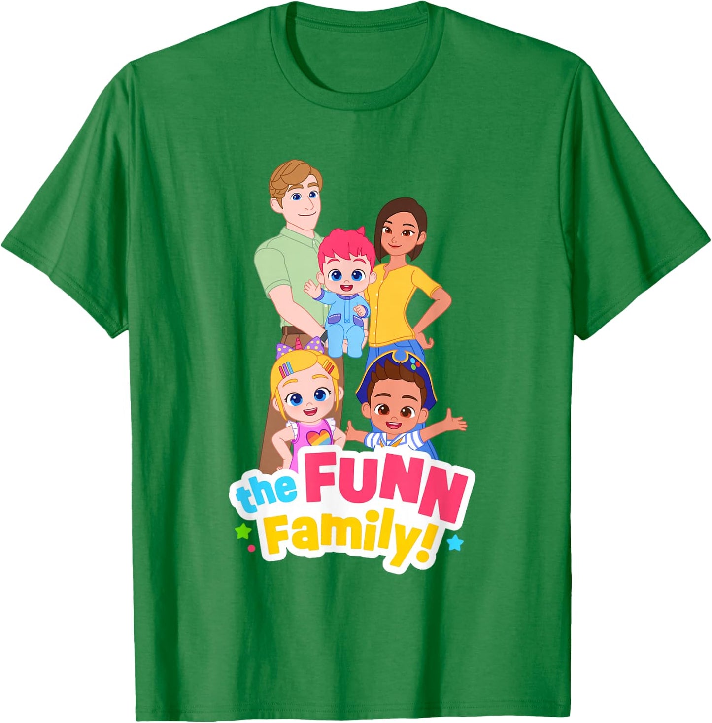 Bebefinn The Fun Family T-Shirt - T-Shirt | Irish Green