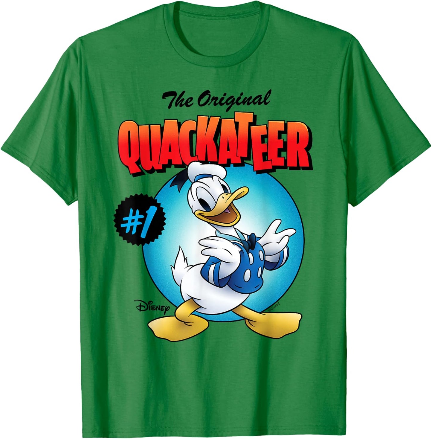 Donald Duck - The Original Quackateer T-Shirt - T-Shirt | Irish Green
