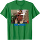 Dumb and Dumber Lloyd Christmas Dressed As Cowboy Scene T-Shirt - T-Shirt | Irish Green