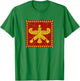 Shahbaz, falcon, standard, flag, Persian mythology, history T-Shirt - T-Shirt | Irish Green
