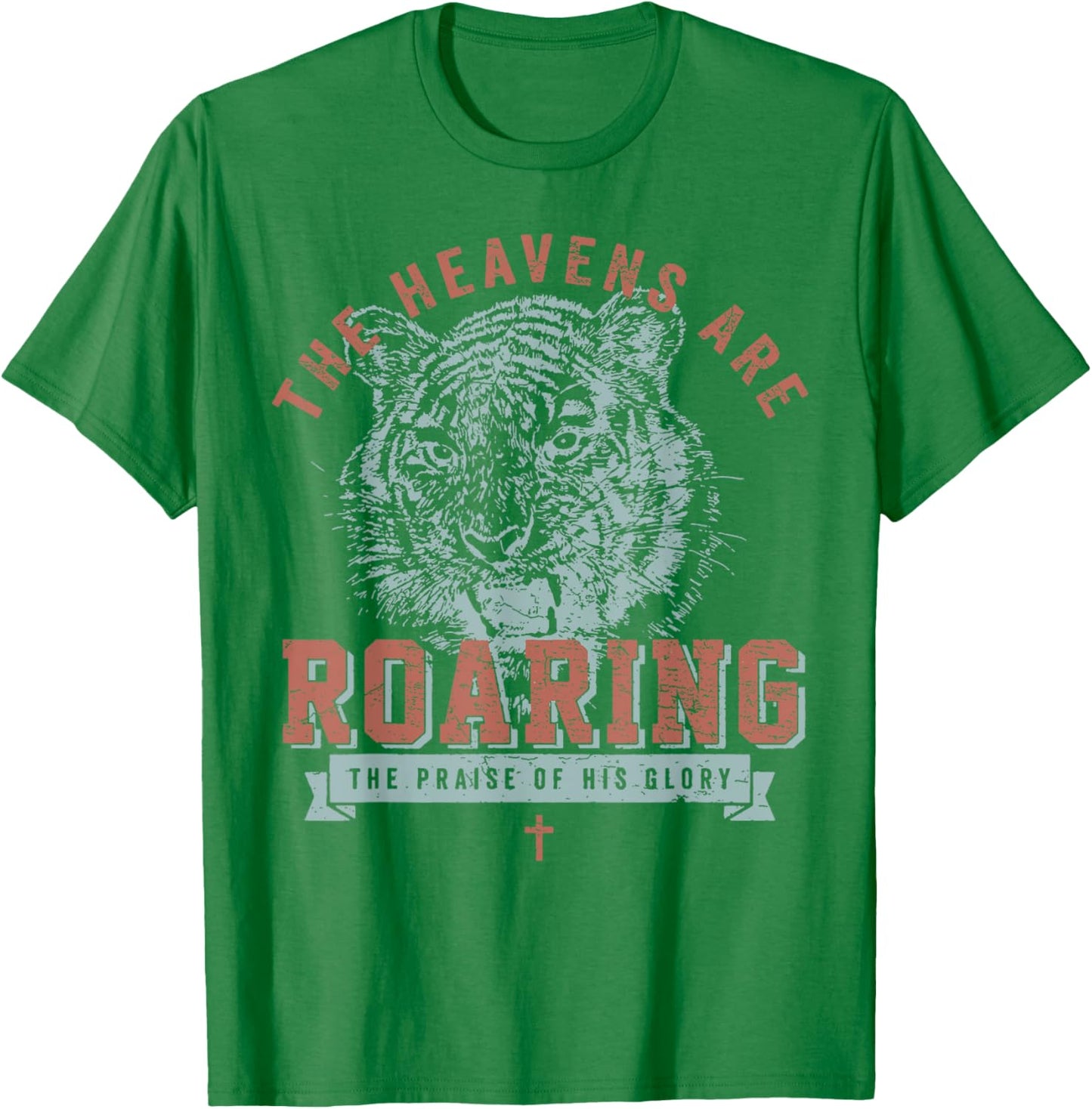 The Heavens Are Roaring Tiger T-Shirt - T-Shirt | Irish Green