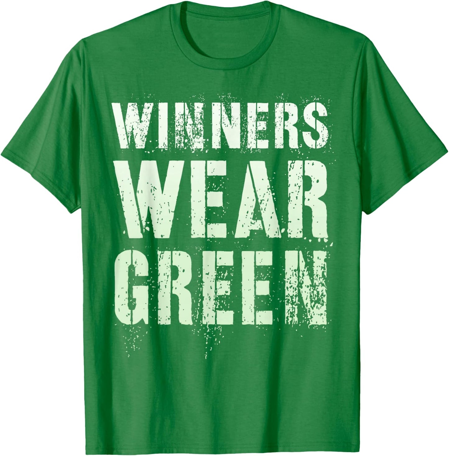 Vintage WINNERS WEAR GREEN Summer Camp War Game Team Match T-Shirt - T-Shirt | Irish Green