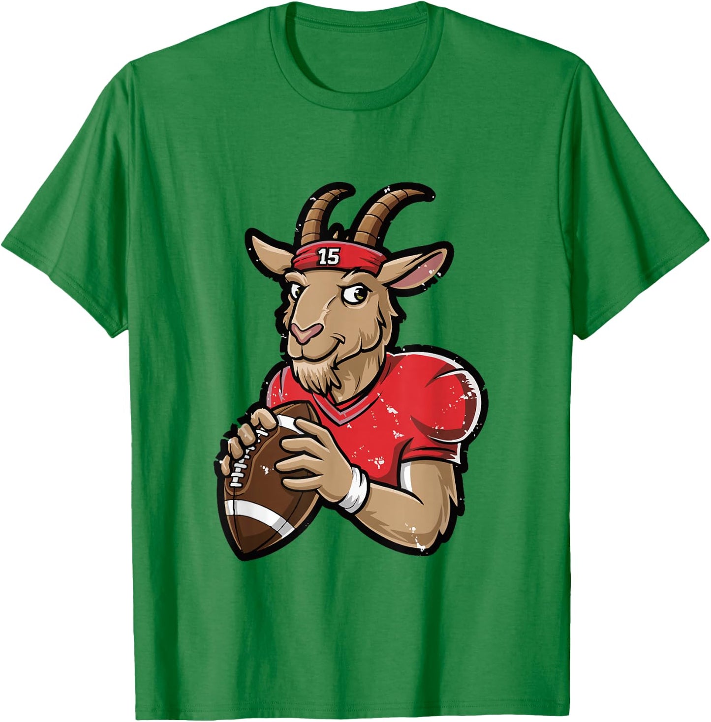 GOAT 15 - Funny G.O.A.T. T-Shirt - T-Shirt | Irish Green
