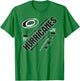 Carolina Hurricanes Force Red Officially Licensed T-Shirt - T-Shirt | Irish Green
