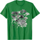 Ginkgo Blätter Ginko-Baum Sumi-e Malerei China Japan Kunst T-Shirt - T-Shirt | Irish Green
