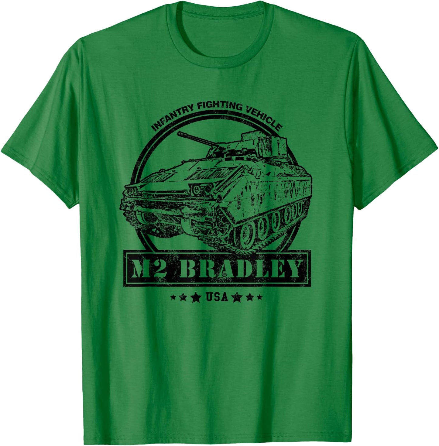 M2 Bradley IFV - Bradley Infantry Fighting Vehicle T-Shirt - T-Shirt | Irish Green