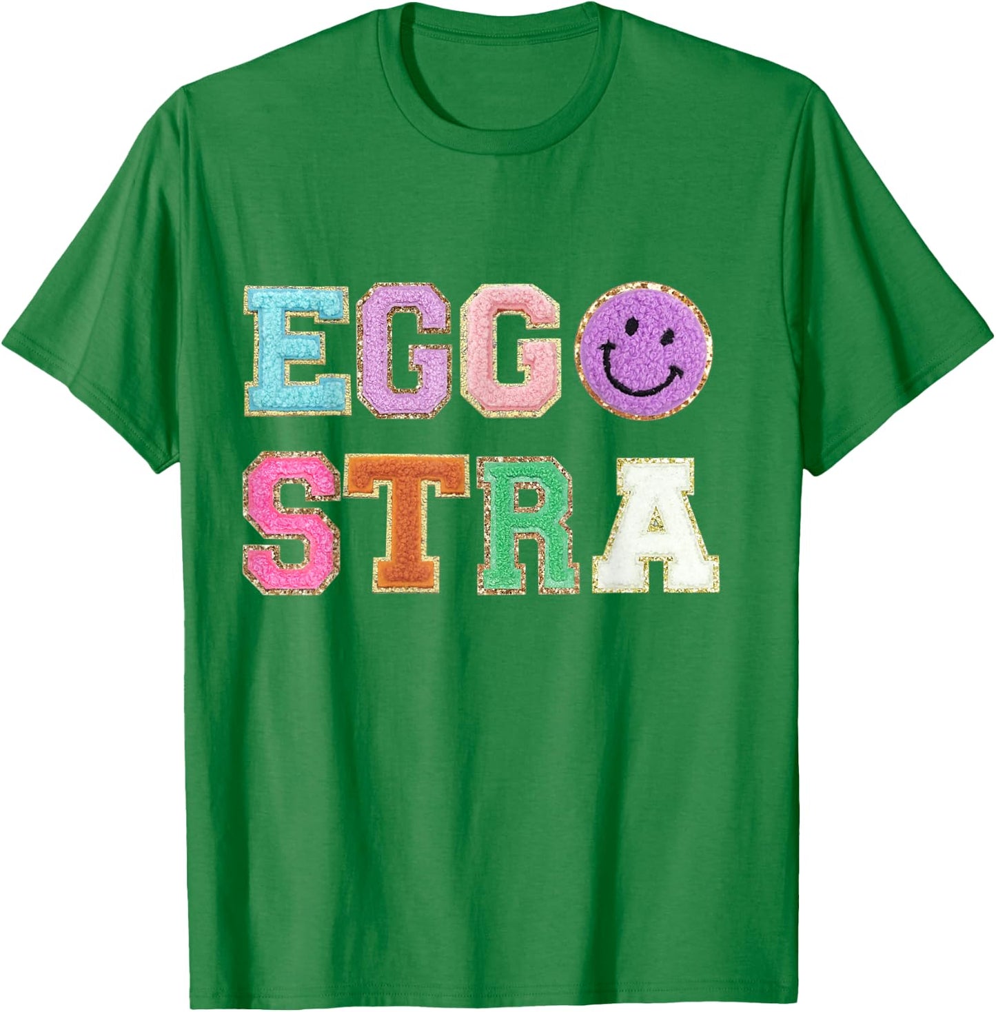 Easter Day Shirts Bunny Eggs Graphic: Eggstra T-Shirt - T-Shirt | Irish Green