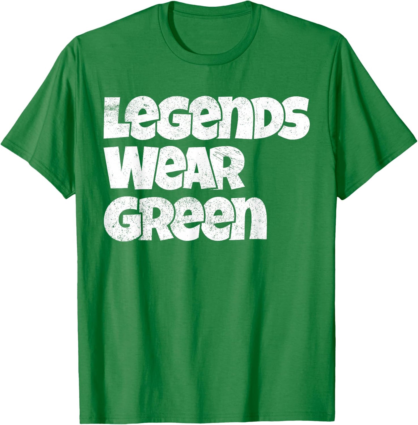 Legends Wear Green Spirit Wear Team Game Color War Funny T-Shirt - T-Shirt | Irish Green