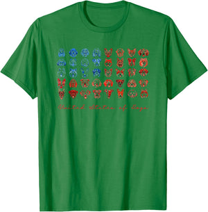 United States of Dogs T-Shirt - T-Shirt | Irish Green