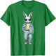 Boys Easter Shirt Bunny Rabbit with Sunglasses Kids T-Shirt - T-Shirt | Irish Green