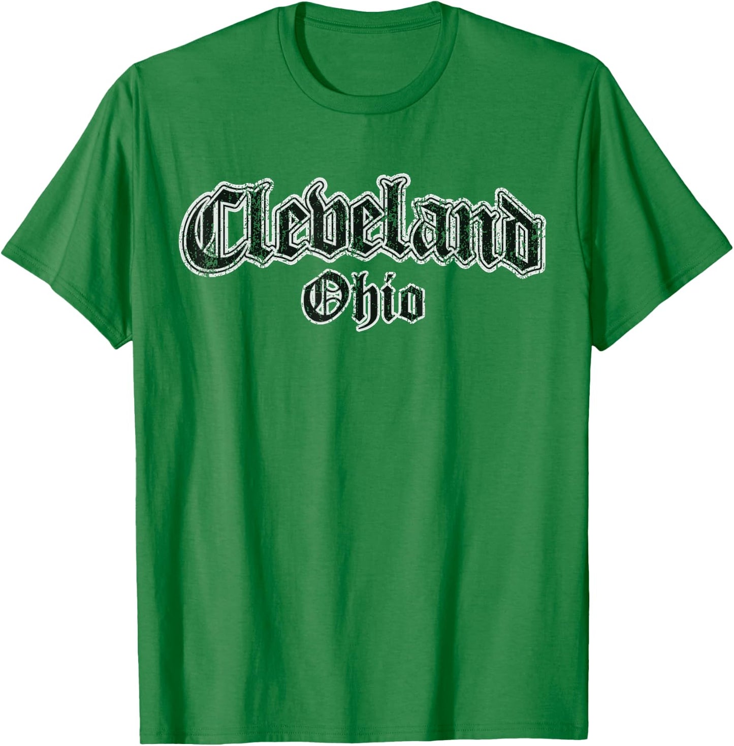 Retro Cleveland Ohio T-Shirt - T-Shirt | Irish Green