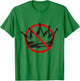 No Kings Two Sided Front Back Nope Vintage T-Shirt - T-Shirt | Irish Green