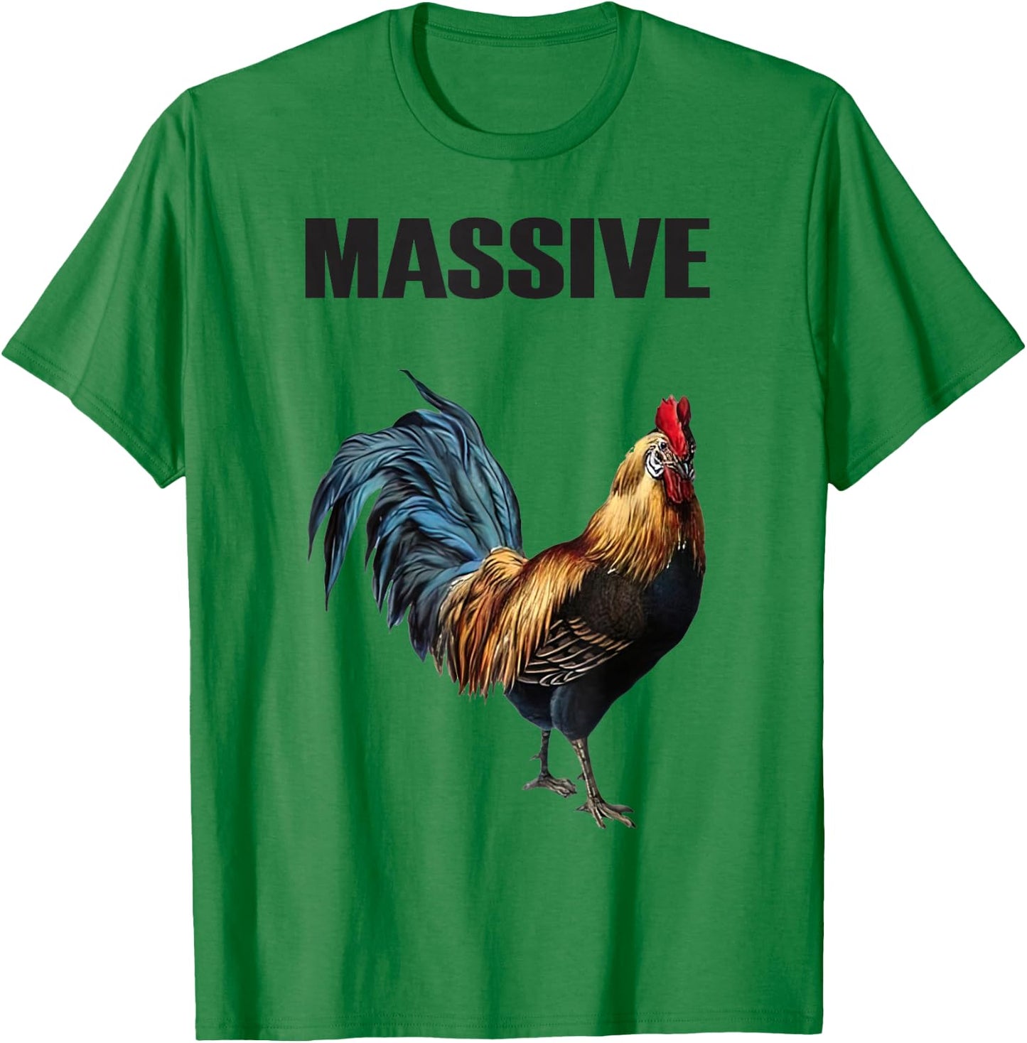 Massive Hen Chicken Rooster Dance-Cock T-Shirt - T-Shirt | Irish Green