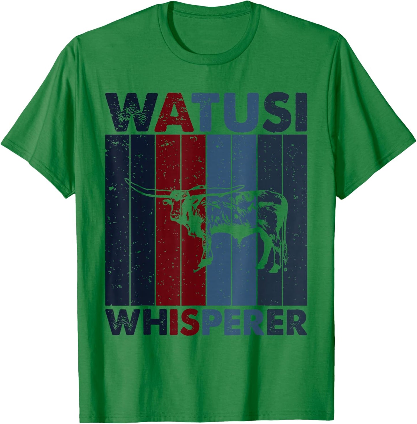 Cattle Dad Mom Cow Whisperer - Farmer Breeder Watusi T-Shirt - T-Shirt | Irish Green