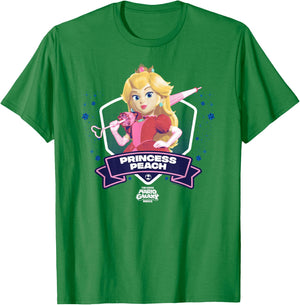 The Super Mario Galaxy Movie Princess Peach Champion T-Shirt - T-Shirt | Irish Green