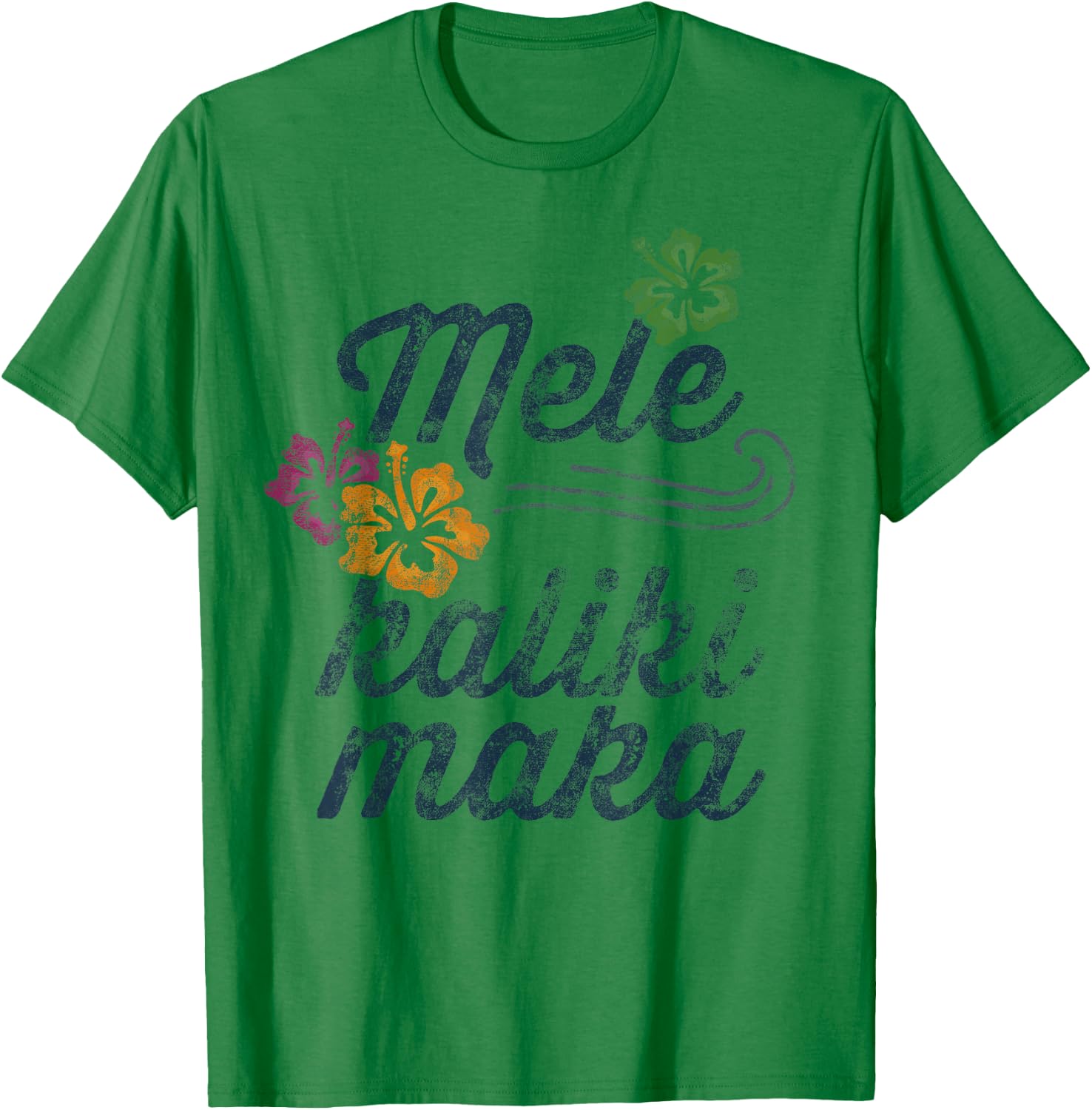 Mele Kalikimaka Christmas Hawaiian Ocean Family T-Shirt - T-Shirt | Irish Green