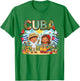 Cuba Tropical Heritage Kids Guajiro Congas Maracas Pride T-Shirt - T-Shirt | Irish Green