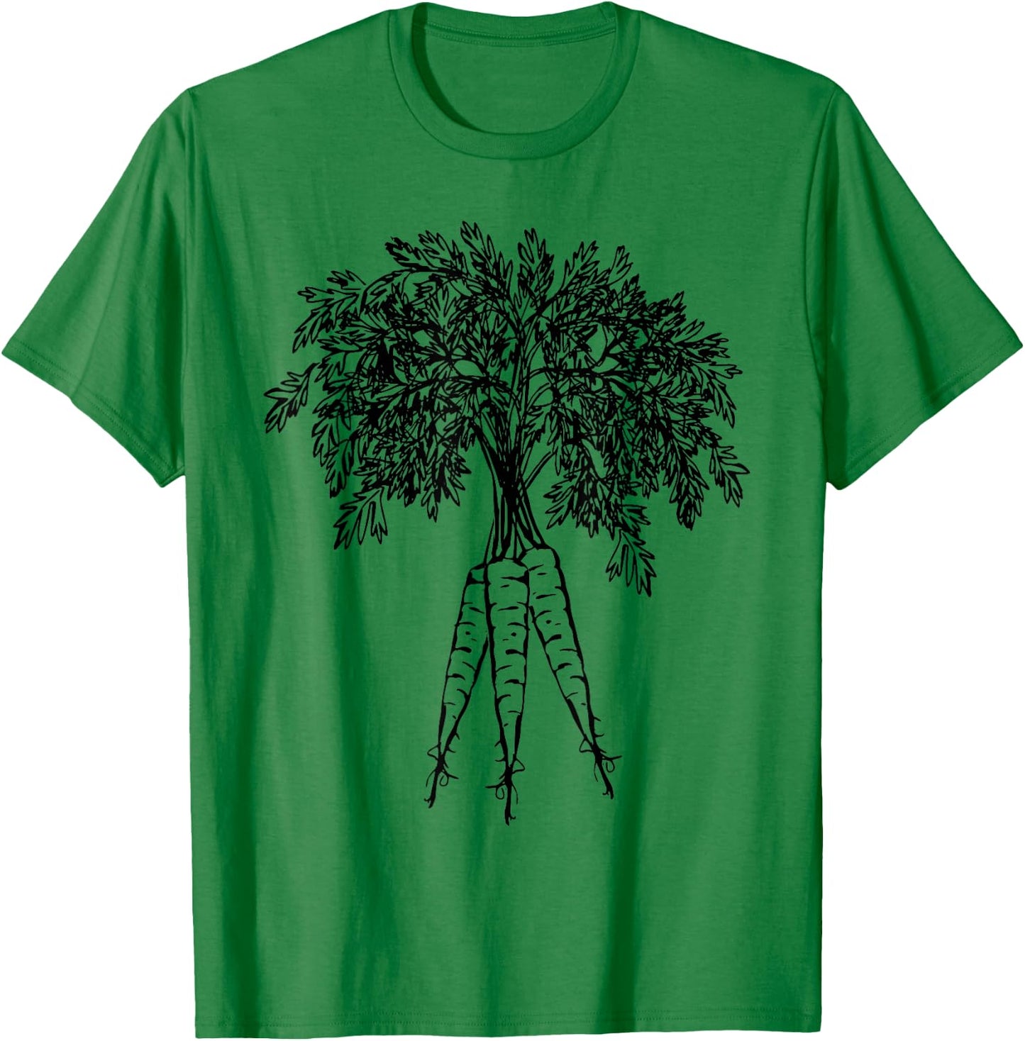 Carrots Vegetables Graphic T-Shirt - T-Shirt | Irish Green
